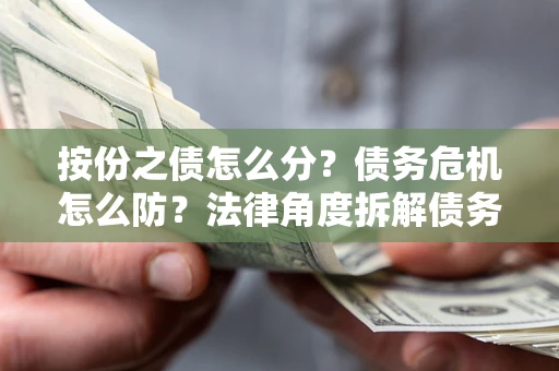 武汉按份之债怎么分？债务危机怎么防？法律角度拆解债务分配与风险自保指南