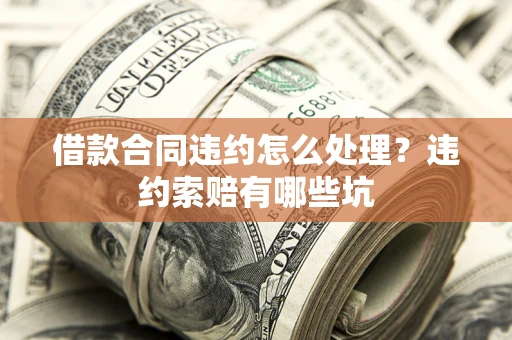 武汉借款合同违约怎么处理？违约索赔有哪些坑