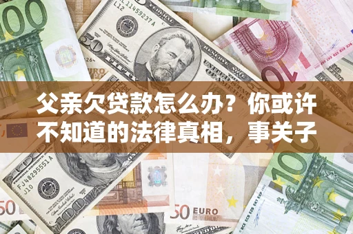武汉父亲欠贷款怎么办？你或许不知道的法律真相，事关子女未来