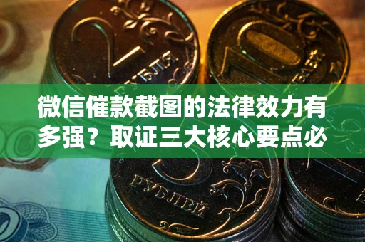 武汉微信催款截图的法律效力有多强？取证三大核心要点必须知道！