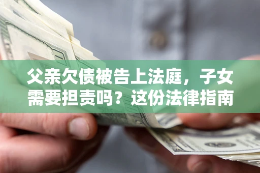 武汉父亲欠债被告上法庭，子女需要担责吗？这份法律指南必须看完