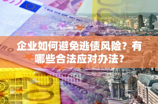 武汉企业如何避免逃债风险？有哪些合法应对办法？