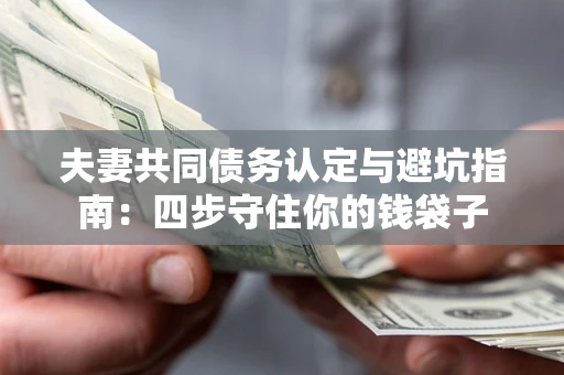 武汉夫妻共同债务认定与避坑指南：四步守住你的钱袋子